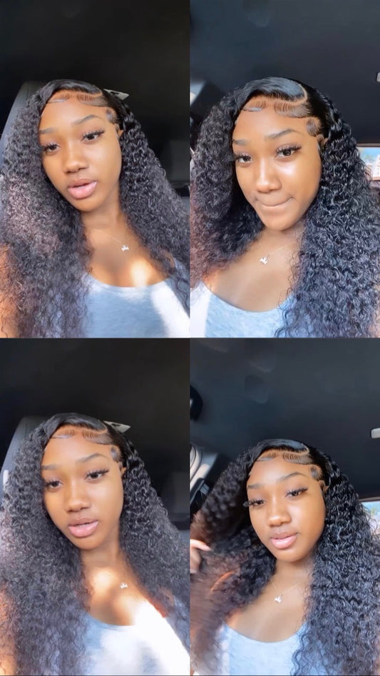 150% Water Wave Lace Frontal Wig